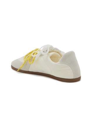 Detail View - Click To Enlarge - PEDDER RED - Petra Low Top Suede Nylon Women's Sneakers