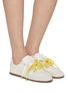 Figure View - Click To Enlarge - PEDDER RED - Petra Low Top Suede Nylon Women's Sneakers