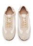Detail View - Click To Enlarge - PEDDER RED - Patty Satin Suede Women's Sneakers
