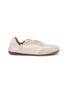 Main View - Click To Enlarge - PEDDER RED - Patty Satin Suede Women's Sneakers