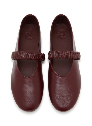 Detail View - Click To Enlarge - PEDDER RED - Blake Leather Mary Jane Flats