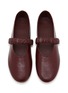 Detail View - Click To Enlarge - PEDDER RED - Blake Leather Mary Jane Flats