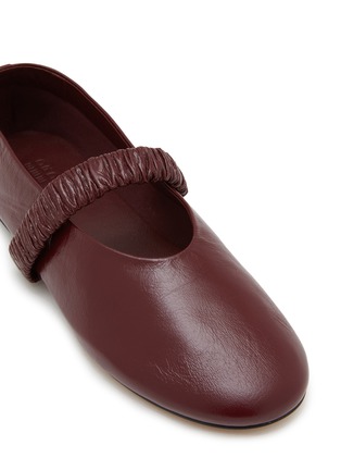 Detail View - Click To Enlarge - PEDDER RED - Blake Leather Mary Jane Flats