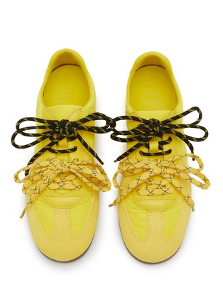 Front View - Click To Enlarge - PEDDER RED - Petra Suede Women's Sneakers