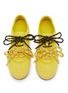 Front View - Click To Enlarge - PEDDER RED - Petra Suede Women's Sneakers