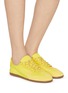 Figure View - Click To Enlarge - PEDDER RED - Petra Suede Women's Sneakers
