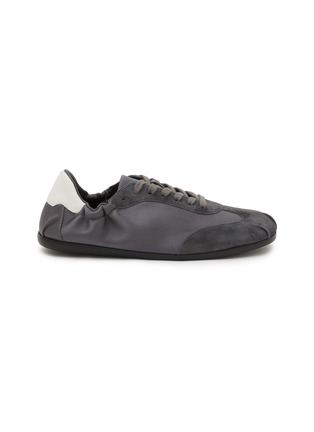 Main View - Click To Enlarge - PEDDER RED - Patty Satin Suede Women's Sneakers