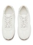 Detail View - Click To Enlarge - PEDDER RED - Patty Satin Suede Women's Sneakers
