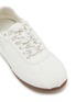 Detail View - Click To Enlarge - PEDDER RED - Patty Satin Suede Women's Sneakers