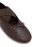 Detail View - Click To Enlarge - PEDDER RED - Bella Leather Mary Jane Flats