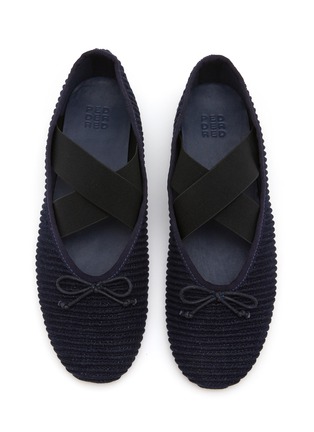 Detail View - Click To Enlarge - PEDDER RED - Bella Denim Mary Jane Flats