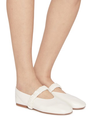 Figure View - Click To Enlarge - PEDDER RED - Blake Leather Mary Jane Flats