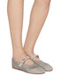 Figure View - Click To Enlarge - PEDDER RED - Beatrice Mary Jane Flats