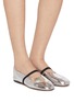 Figure View - Click To Enlarge - PEDDER RED - Charlie Leather Mary Jane Flats