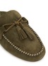 Detail View - Click To Enlarge - PEDDER RED - Kelly Suede Moccasin Slide