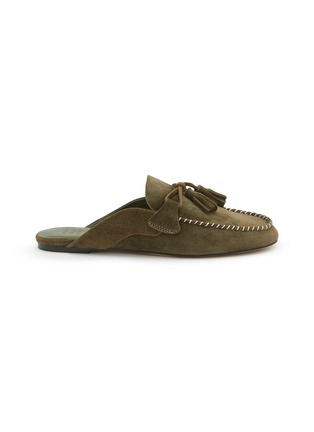 Main View - Click To Enlarge - PEDDER RED - Kelly Suede Moccasin Slide