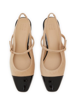 Detail View - Click To Enlarge - PEDDER RED - Britt 35 Suede Slingback Pumps