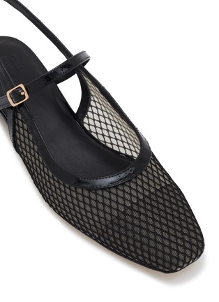 Detail View - Click To Enlarge - PEDDER RED - Britt 40 Mesh Slingback Pumps