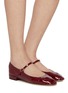 Figure View - Click To Enlarge - PEDDER RED - Farah Patent Leather Mary Jane Flats