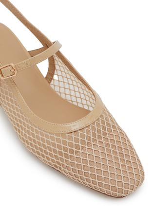 Detail View - Click To Enlarge - PEDDER RED - Britt 40 Mesh Slingback Pumps