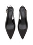 Detail View - Click To Enlarge - PEDDER RED - Lily 50 Leather Slingback Pumps