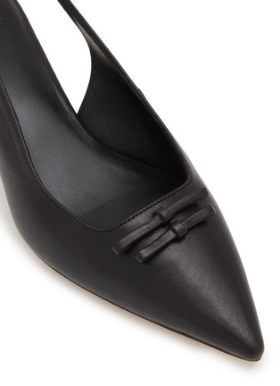 Detail View - Click To Enlarge - PEDDER RED - Lily 50 Leather Slingback Pumps