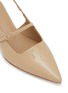 Detail View - Click To Enlarge - PEDDER RED - Lilly 50 Patent Leather Slingback Pumps