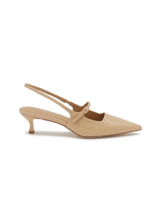 Main View - Click To Enlarge - PEDDER RED - Lilly 50 Patent Leather Slingback Pumps