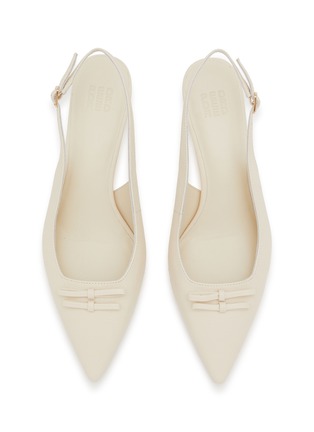 Detail View - Click To Enlarge - PEDDER RED - Lily 50 Leather Slingback Pumps