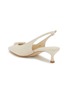  - PEDDER RED - Lily 50 Leather Slingback Pumps