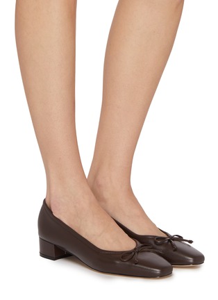 Figure View - Click To Enlarge - PEDDER RED - Bonnie 35 Leather Pumps