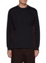 Main View - Click To Enlarge - SACAI - Hybrid Cotton Sweatshirt