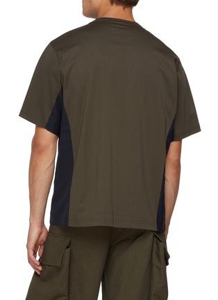 Back View - Click To Enlarge - SACAI - Underarm Suiting Insert Cotton T-shrt