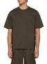 Main View - Click To Enlarge - SACAI - Underarm Suiting Insert Cotton T-shrt