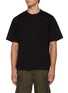 Main View - Click To Enlarge - SACAI - Underarm Suiting Insert Cotton T-shrt
