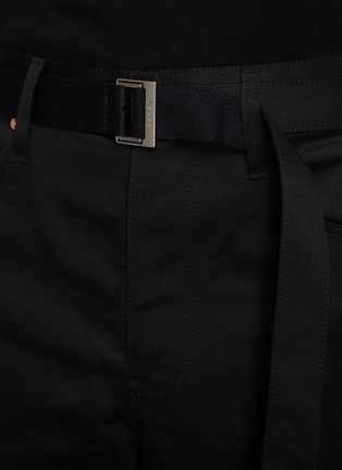  - SACAI - Belted Cotton Chino Pants