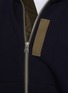  - SACAI - Zippered Sleeve Pocket Sponge Sweat Hoodie