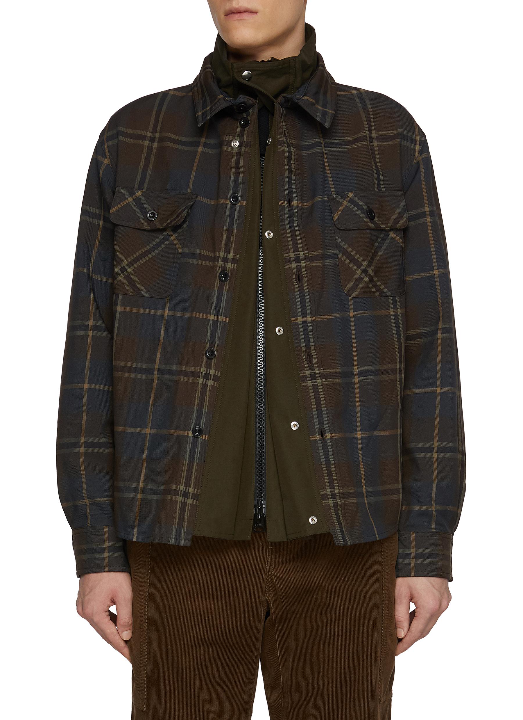 Sacai】Plaid Print Shirt サイズ3【25SS】 Plaid Shirt | sacai