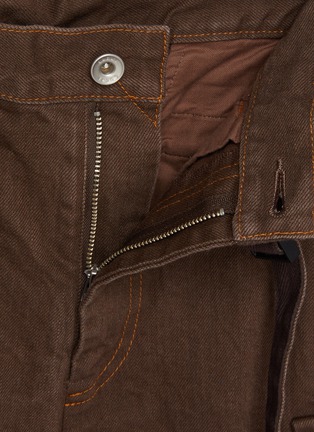  - SACAI - Belted Medium Wash Cargo Jeans