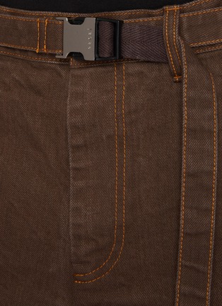  - SACAI - Belted Medium Wash Cargo Jeans