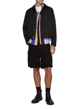 Figure View - Click To Enlarge - SACAI - Cotton Trucker Jacket