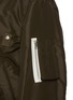  - SACAI - Contrast Drawstring Bomber Jacket