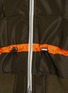  - SACAI - Contrast Drawstring Bomber Jacket
