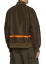 Back View - Click To Enlarge - SACAI - Contrast Drawstring Bomber Jacket