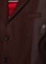  - SACAI - Hybrid Single Breasted Blazer Wool Bomber Jacket