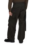 Back View - Click To Enlarge - SACAI - Belted Checkered Wool Cargo Pants