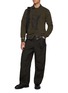 Figure View - Click To Enlarge - SACAI - Belted Checkered Wool Cargo Pants