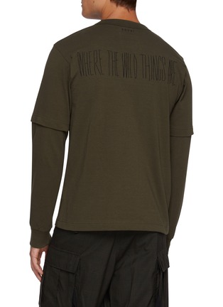 Back View - Click To Enlarge - SACAI - Where The Wild Things Are Cotton T-Shirt
