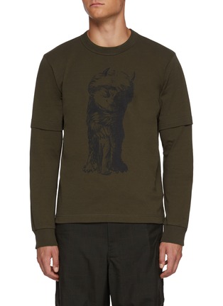 Main View - Click To Enlarge - SACAI - Where The Wild Things Are Cotton T-Shirt