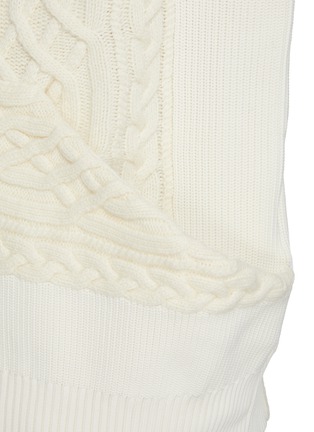 - SACAI - Front Pocket Patterned Stitch Sweater